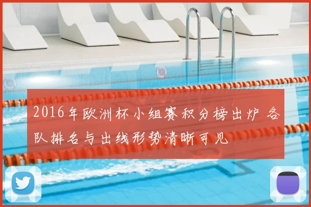 2016年欧洲杯小组赛积分榜出炉 各队排名与出线形势清晰可见